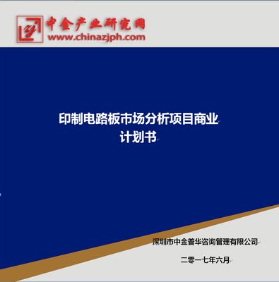 印制電路板市場分析項目商業計劃書